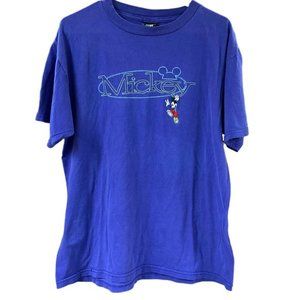 Vintage Embroidered Disney X Jerry Leigh Mickey Mouse Tee Shirt